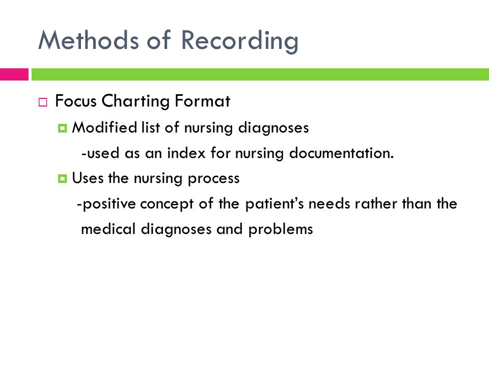 Medicare Charting For Nurses