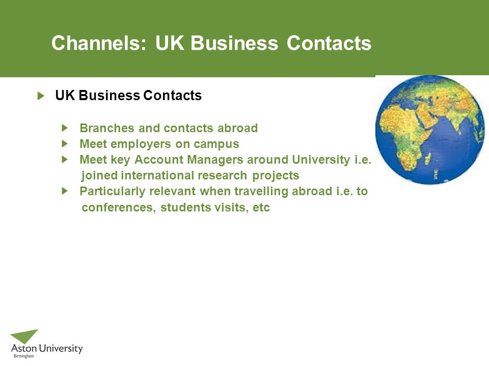 Channels: UK Business Contacts