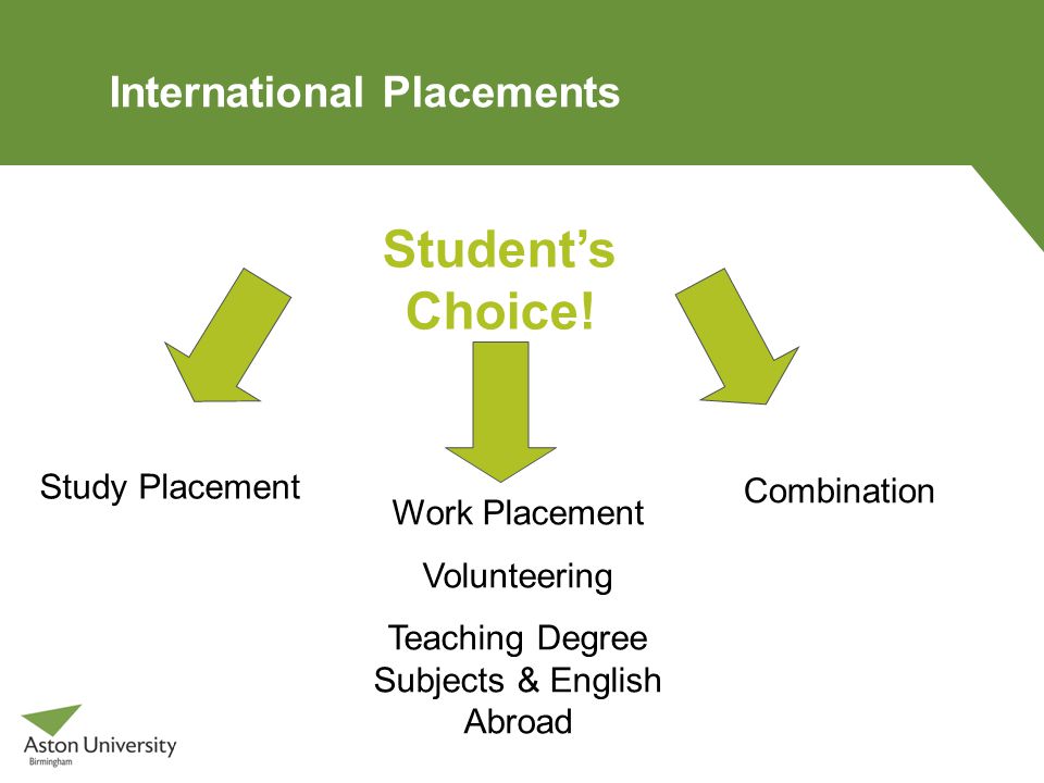International Placements