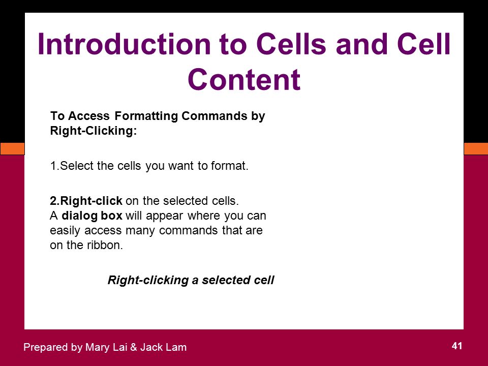 Introduction to Cells and Cell Content