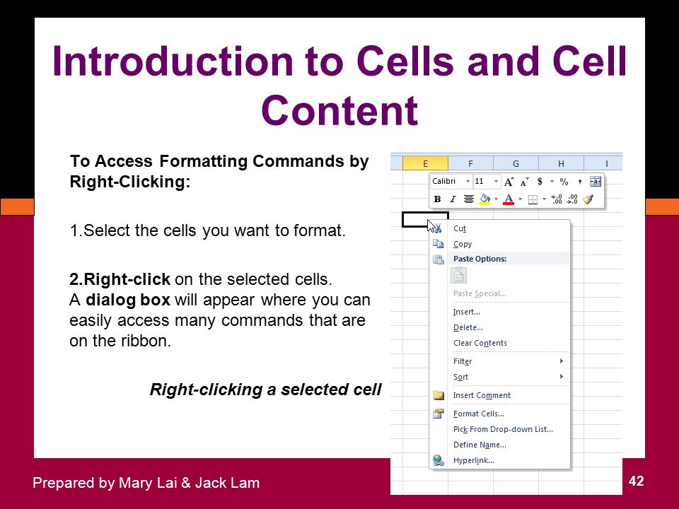 Introduction to Cells and Cell Content