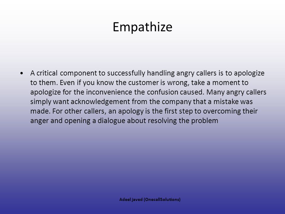 Empathize
