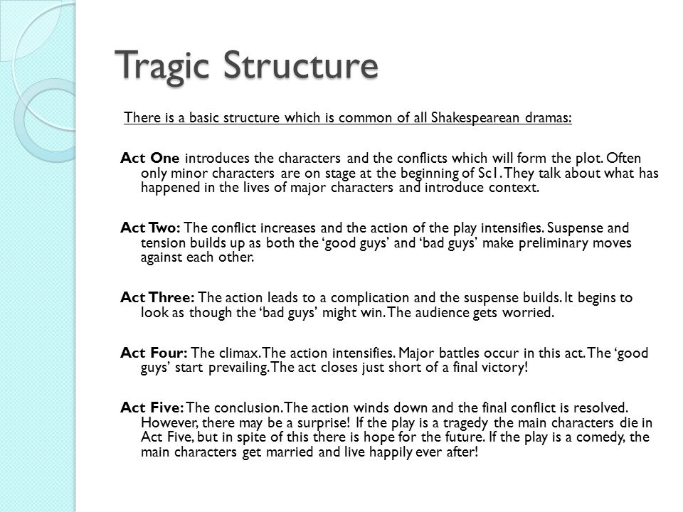 shakespearean comedy structure