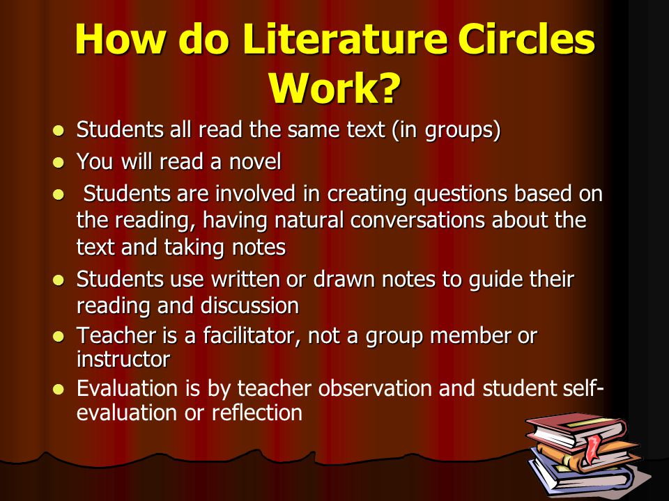 How do Literature Circles Work
