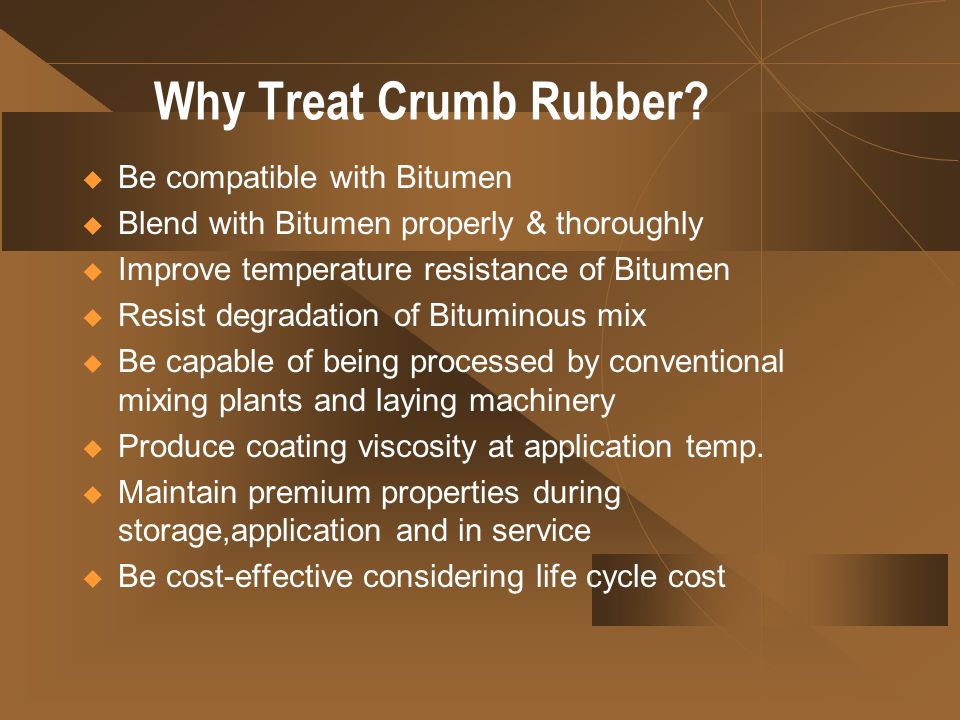 Image result for Crumb Rubber Modified Bitumen