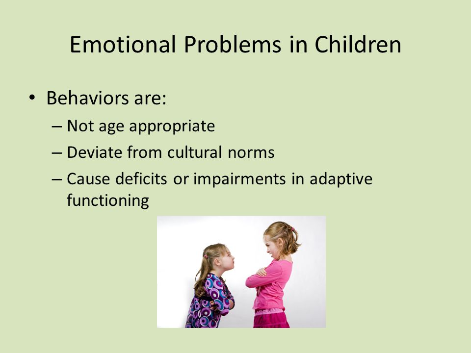 Emotional Problems in Children