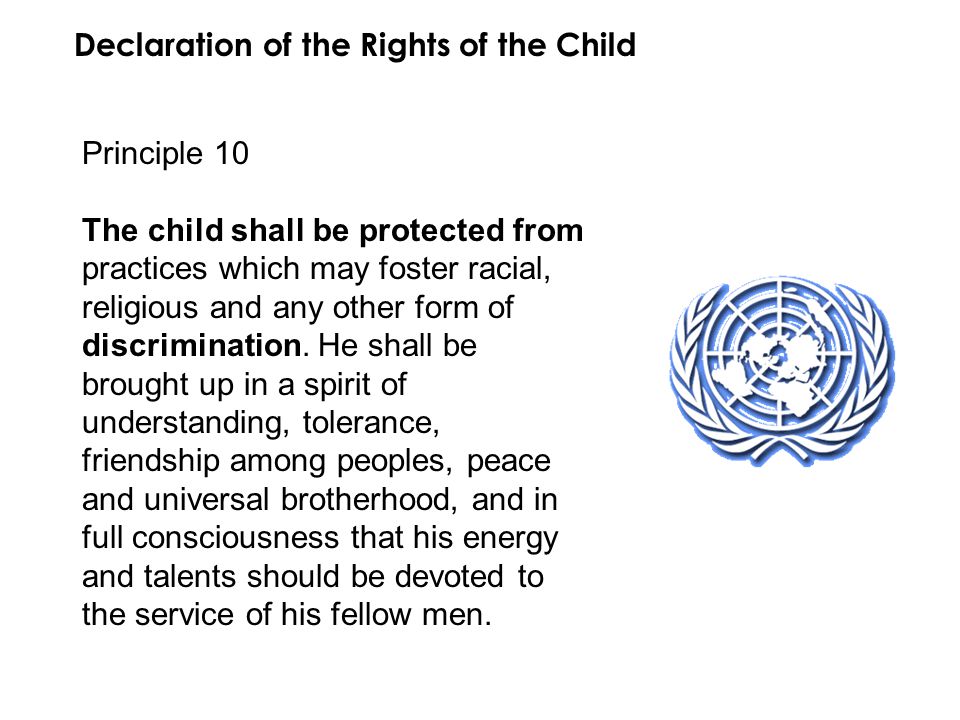 Declaration of the Rights of the Child