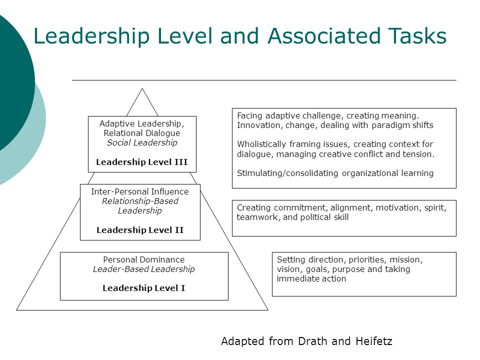Adaptive Leadership: A model for meeting the most difficult challenges -  ppt download
