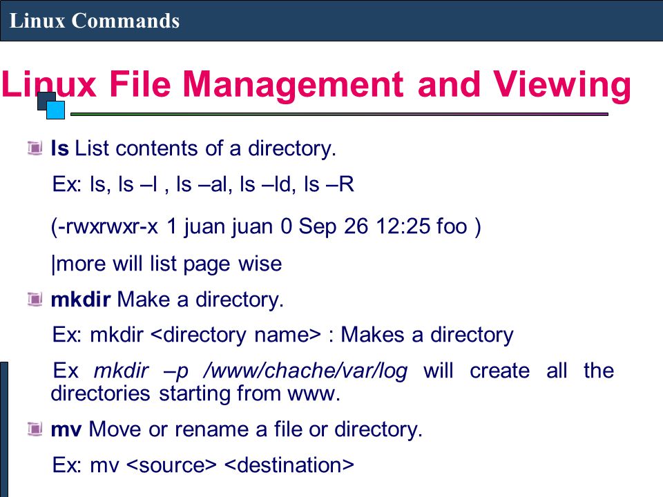 Linux File Management and Viewing