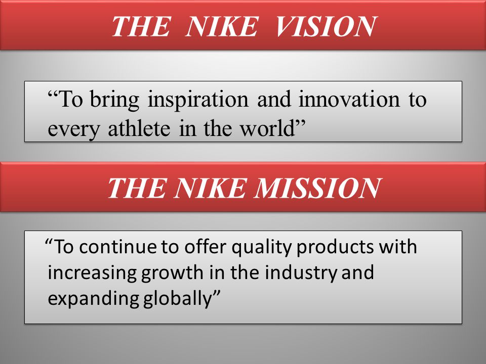 nike mission and vision statement 2019