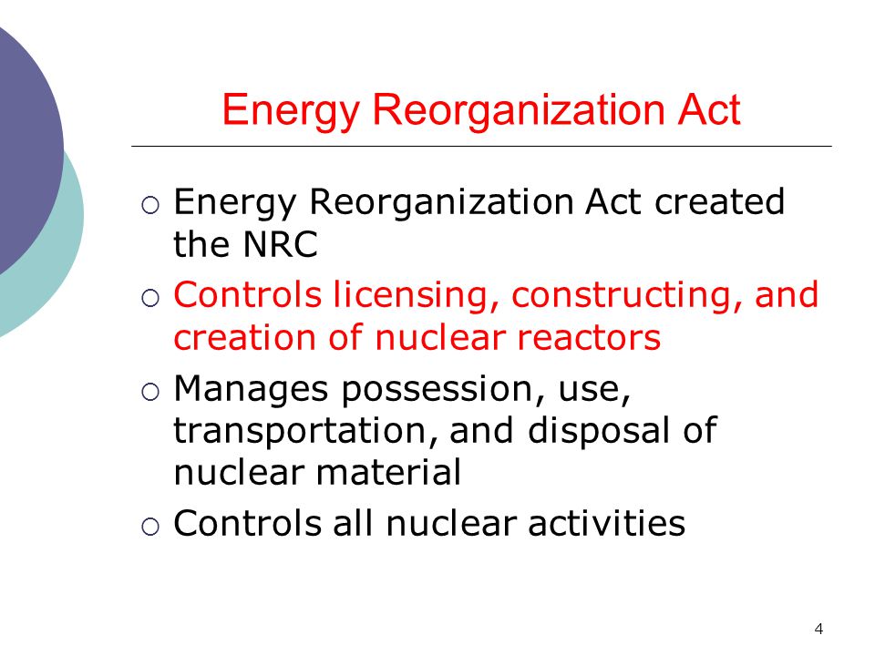 Energy Reorganization Act