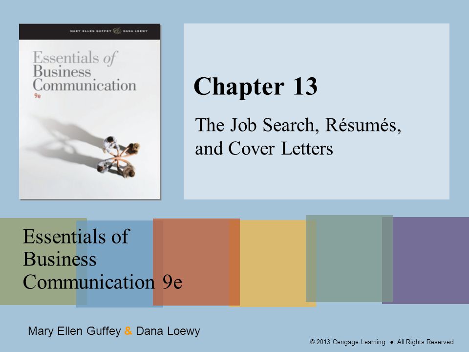 The Job Search, Résumés, and Cover Letters