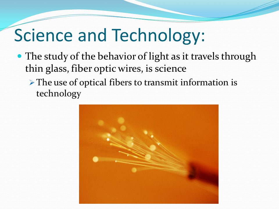 Science and Technology: