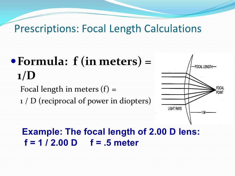 Optometric Math Lynn Lawrence, CPOT. - ppt video online download