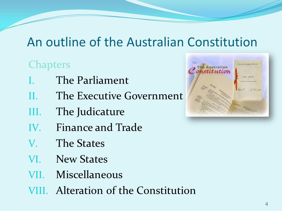 The Australian Constitution - ppt download