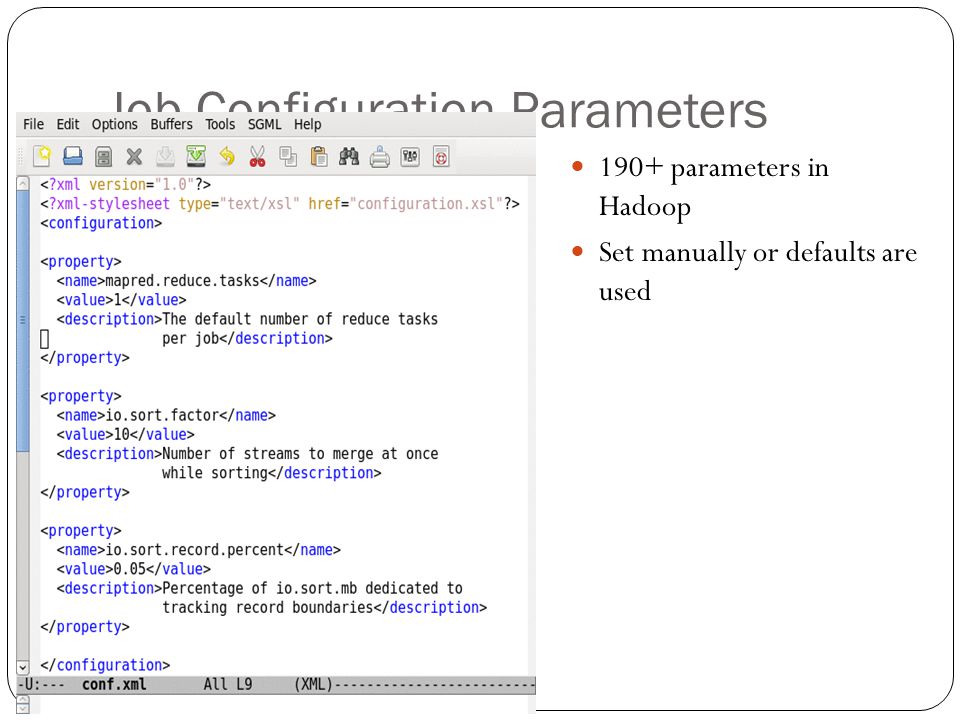 Job Configuration Parameters