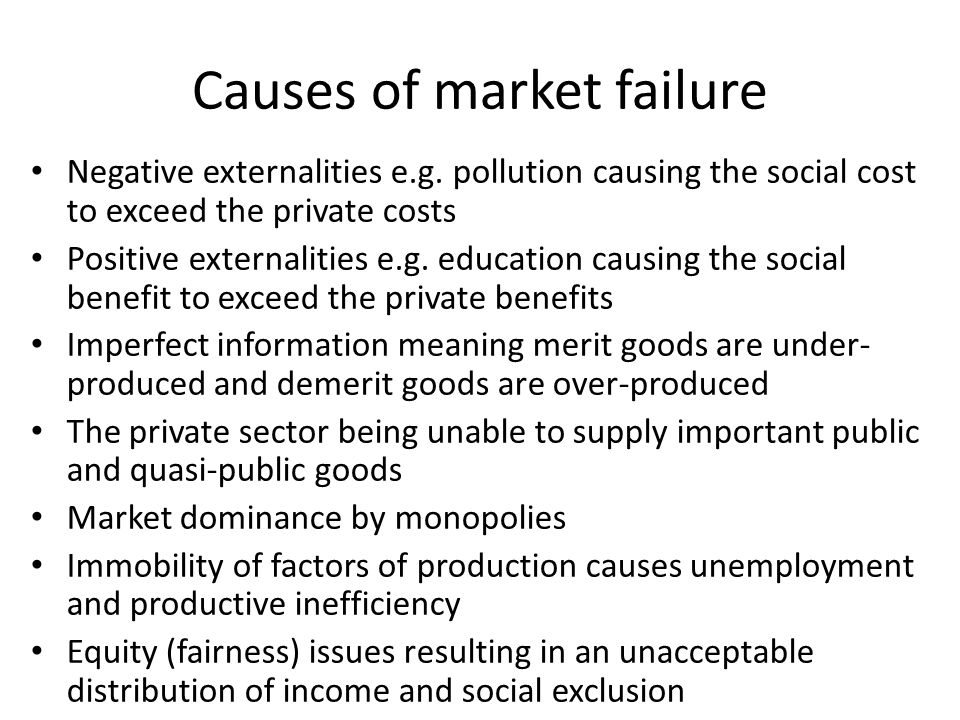 Market Failure: What It Is in Economics, Common Types, and Causes