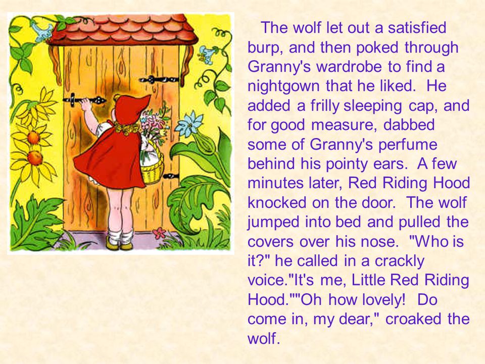 Little Red riding Hood сказка на английском. Сказка красная шапочка на английском. Сказки на французском языке. Little Red riding Hood презентация на английском. Начало английской сказки