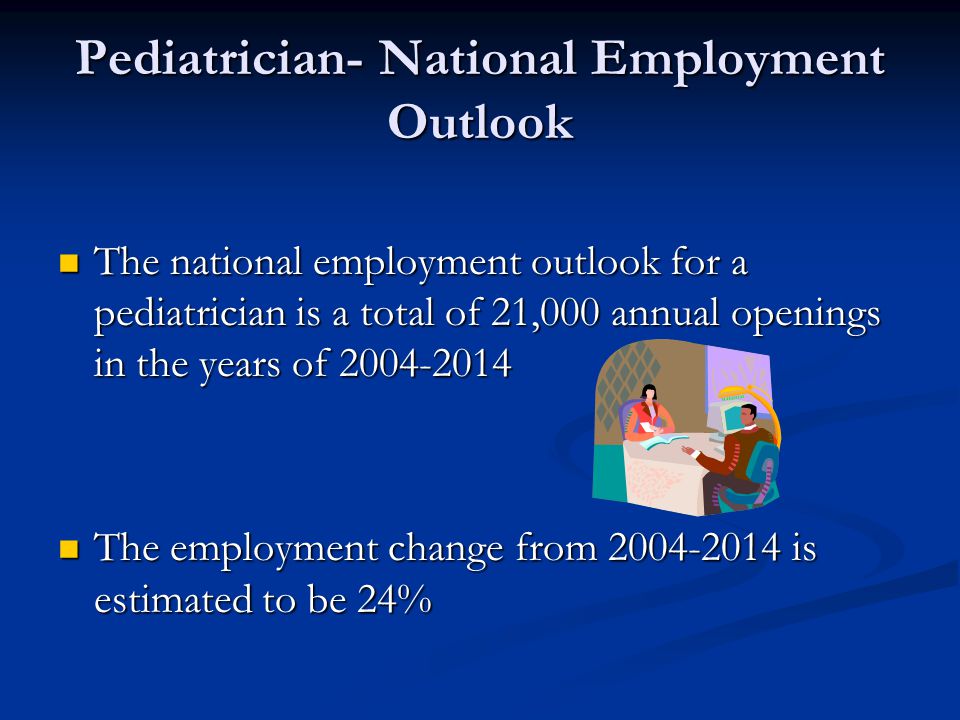 Pediatrician- National Employment Outlook