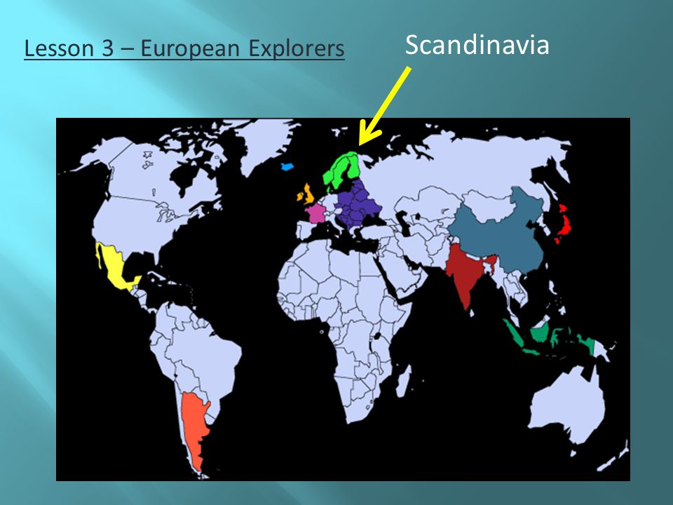 Scandinavia Lesson 3 – European Explorers