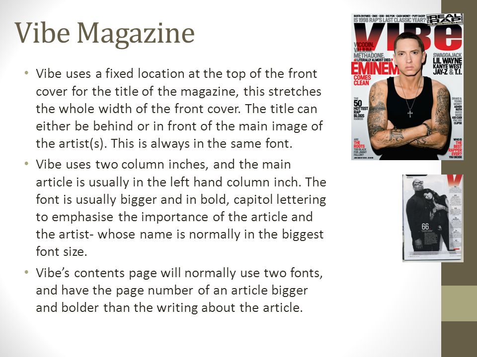 Vibe Magazine