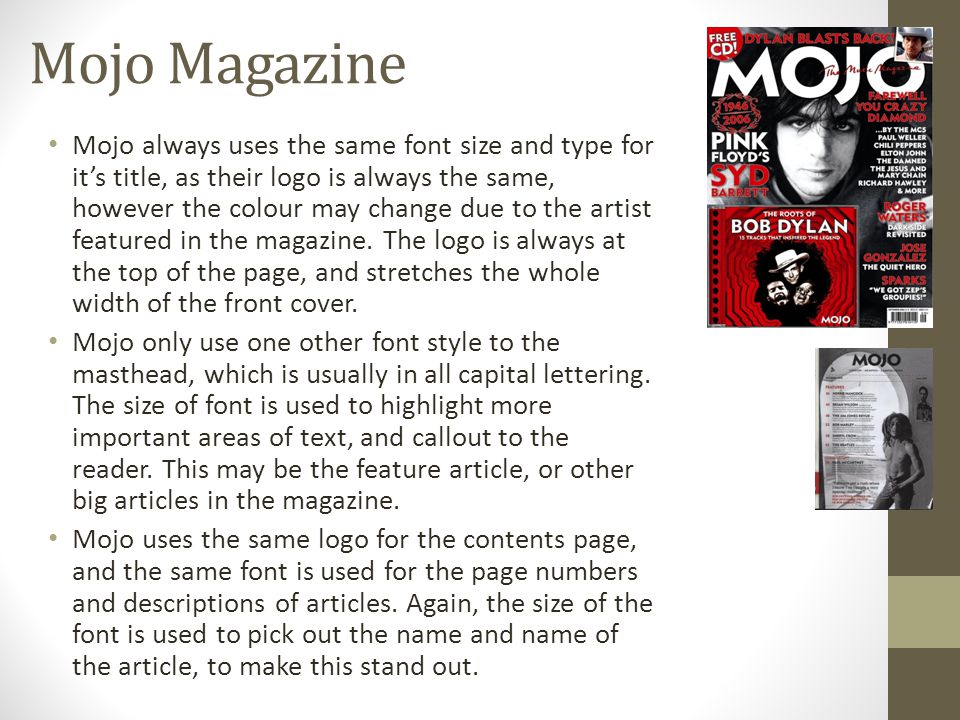Mojo Magazine