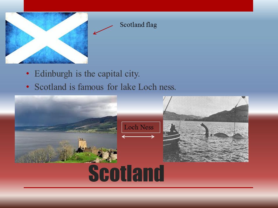 Scotland Edinburgh is the capital city.