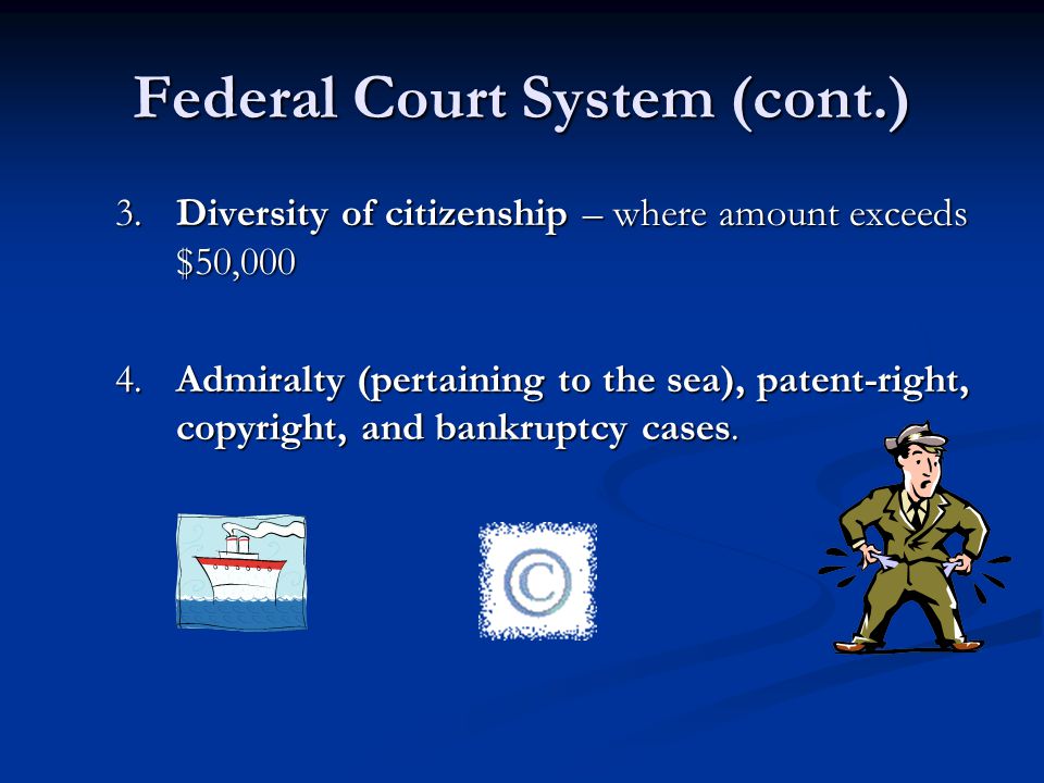Federal Court System (cont.)