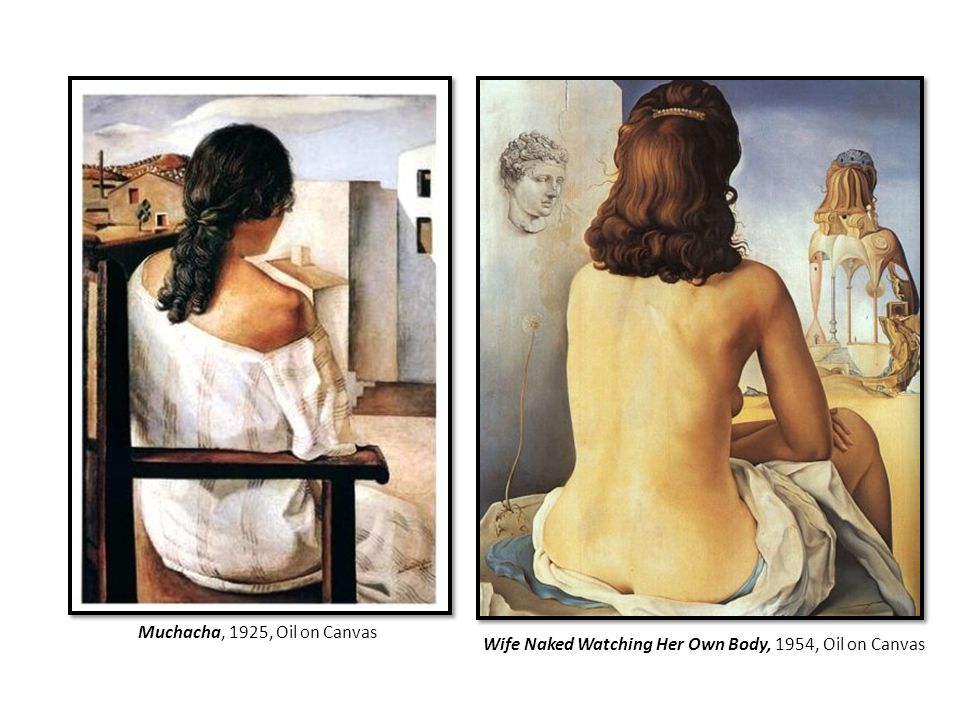 Wife Naked Watching Her Own Body, 1954, Oil on Canvas