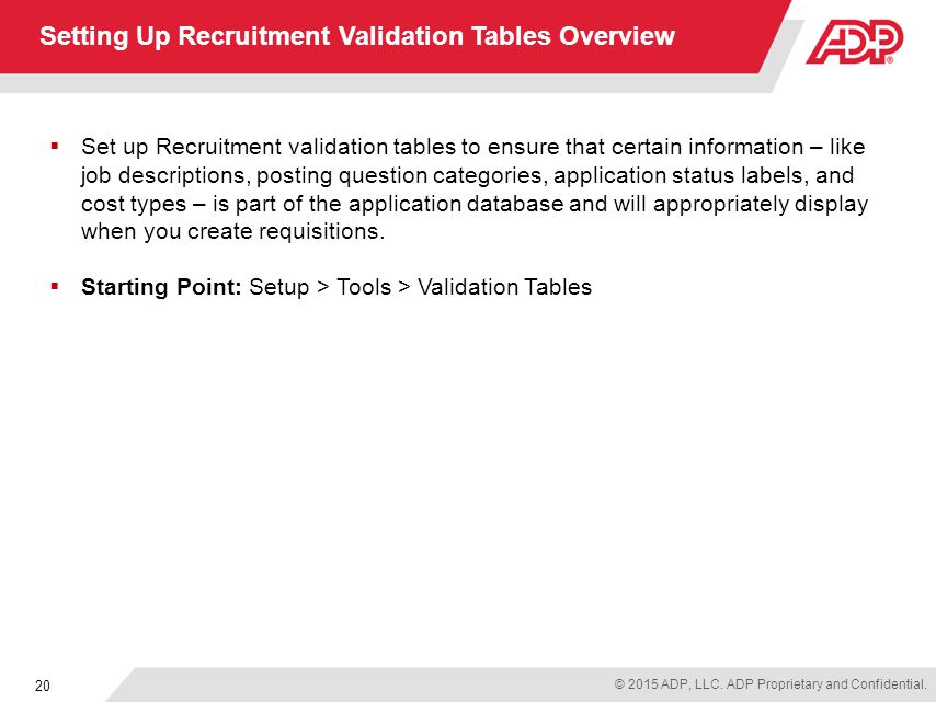 Welcome to Recruitment for ADP Workforce Now® - ppt download