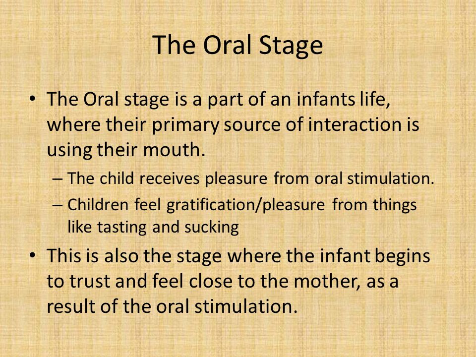 oral stage in child development