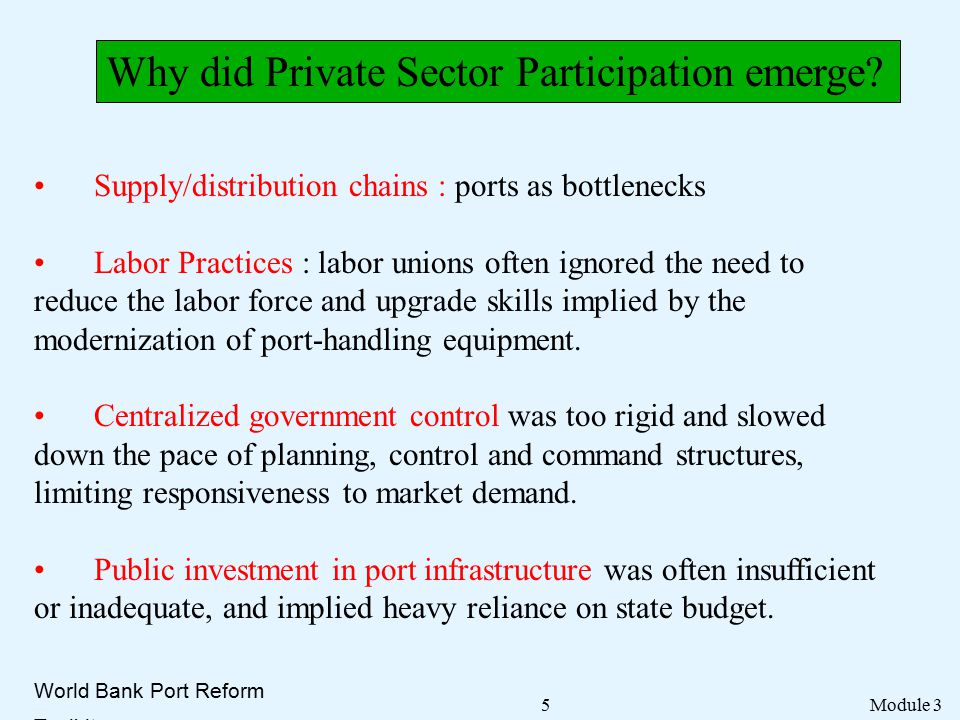 Module 3 Alternative Port Management Structures and Ownership Models. - ppt  video online download