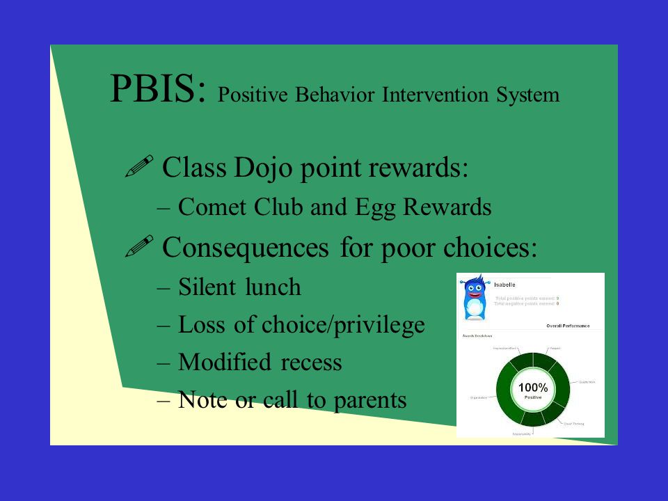 PBIS: Positive Behavior Intervention System
