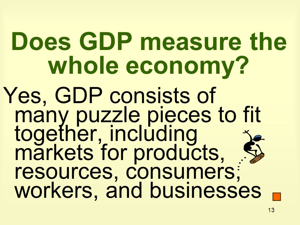 Does GDP measure the whole economy