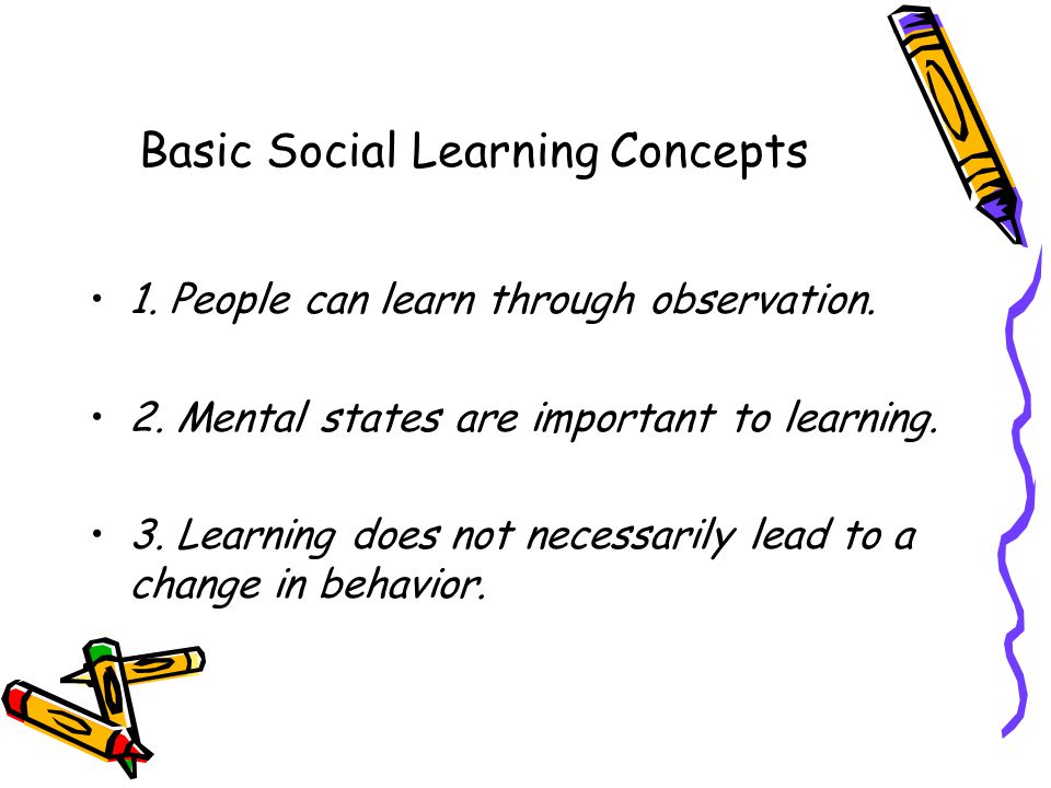 Basic Social Learning Concepts
