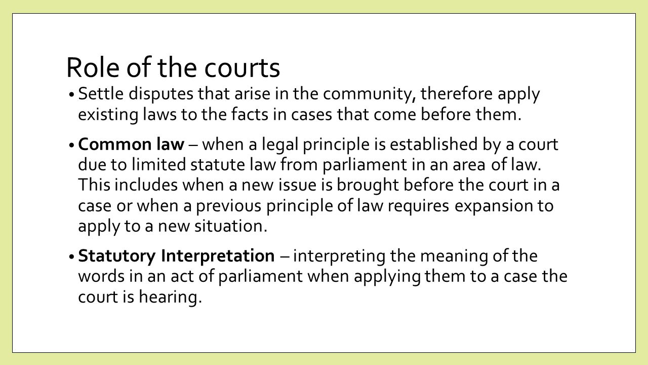 Common Law Legal Studies 3C. - ppt video online download