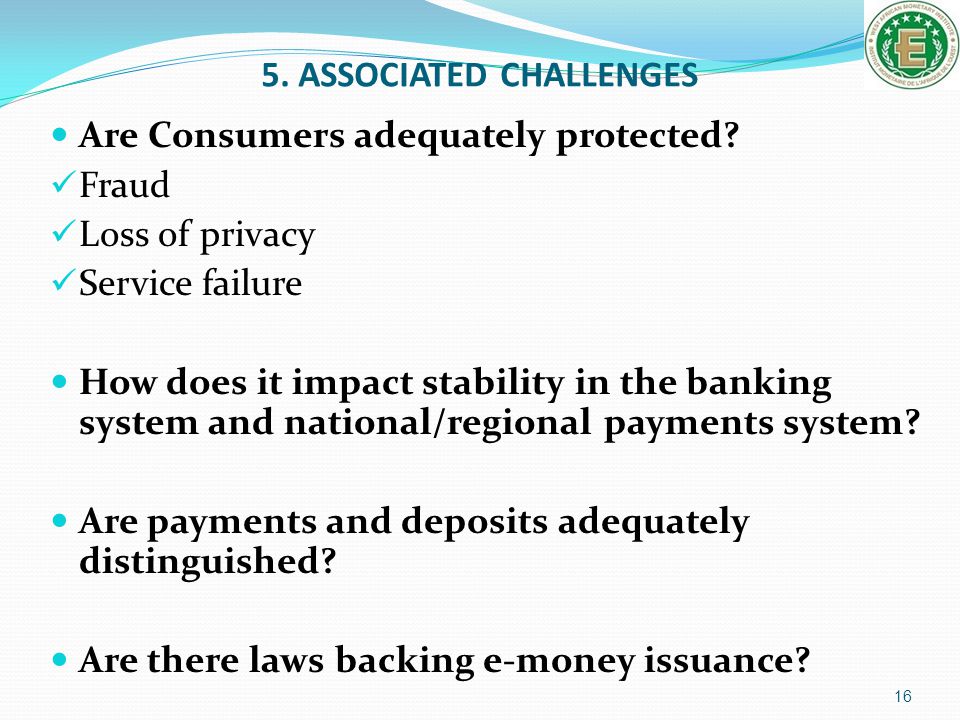 5. ASSOCIATED CHALLENGES