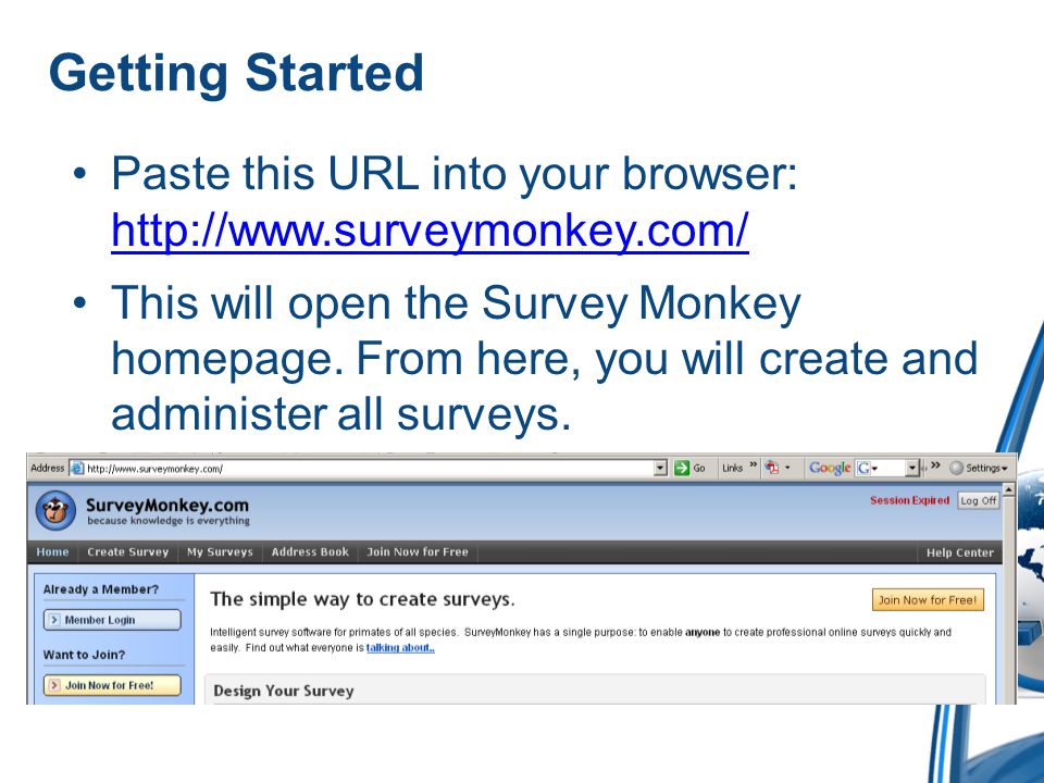 Getting Started Paste this URL into your browser: