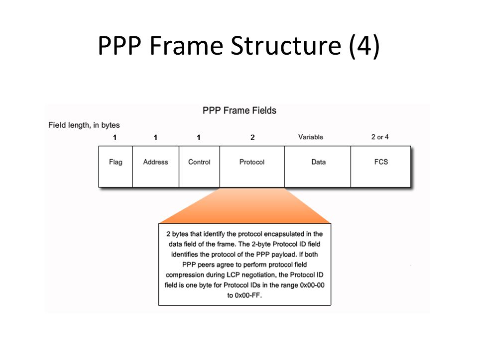 what re the eleme ts of the ppp frame