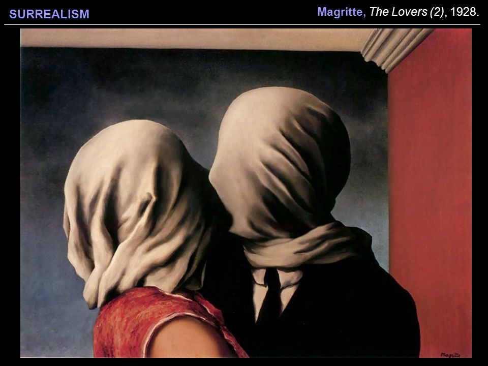 Magritte, The Lovers (2), 1928.