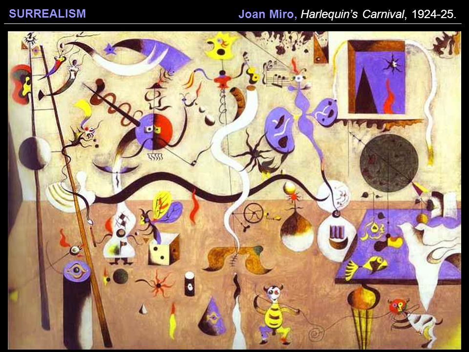 Joan Miro, Harlequin’s Carnival,