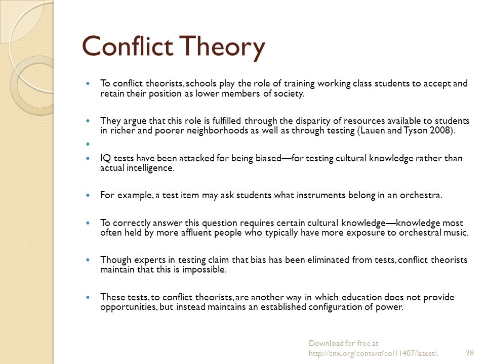 👍 Conflict theory examples. Definition of Conflict Theory. 2019-02-13