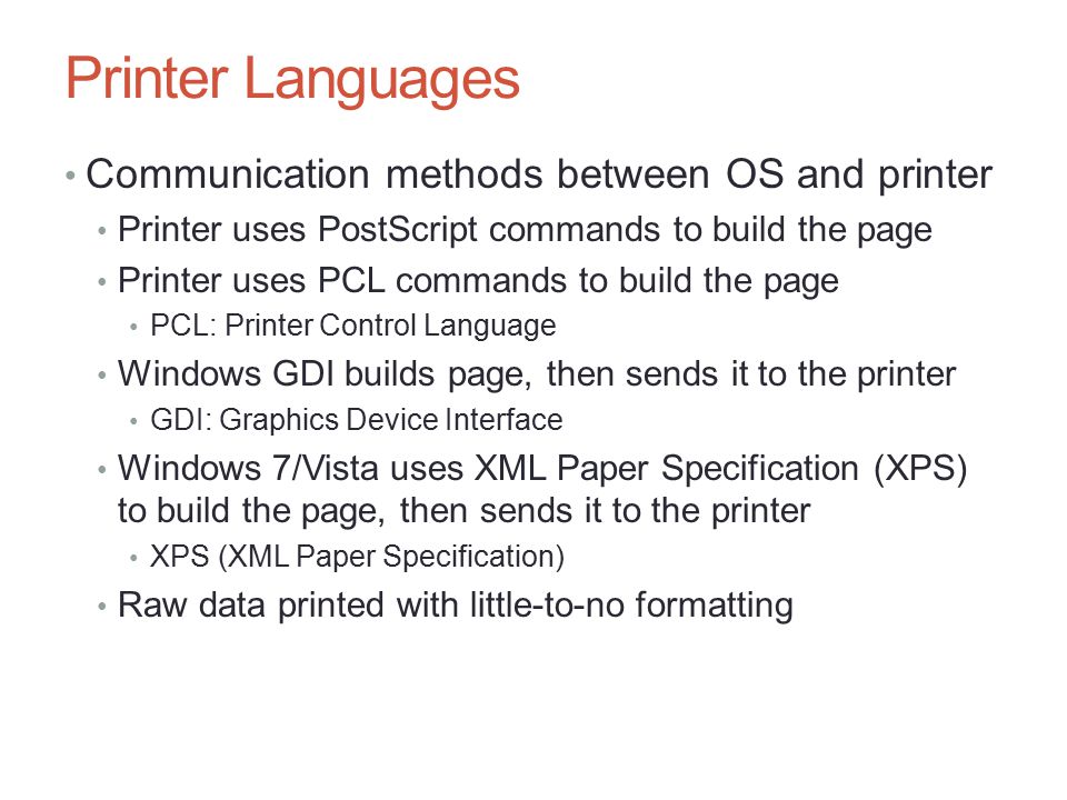 Chapter 12 Supporting Printers. - ppt video online download