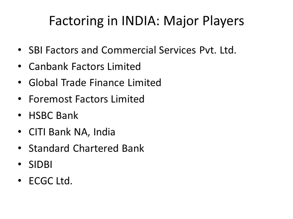 Factoring And Forfaiting Ppt Video Online Download