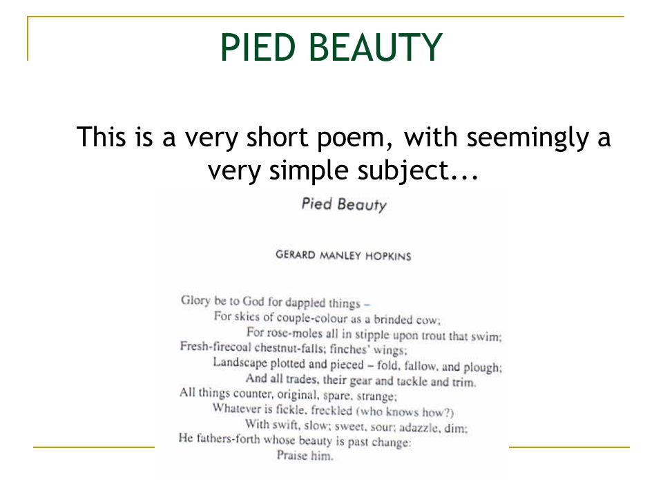 pied beauty poem