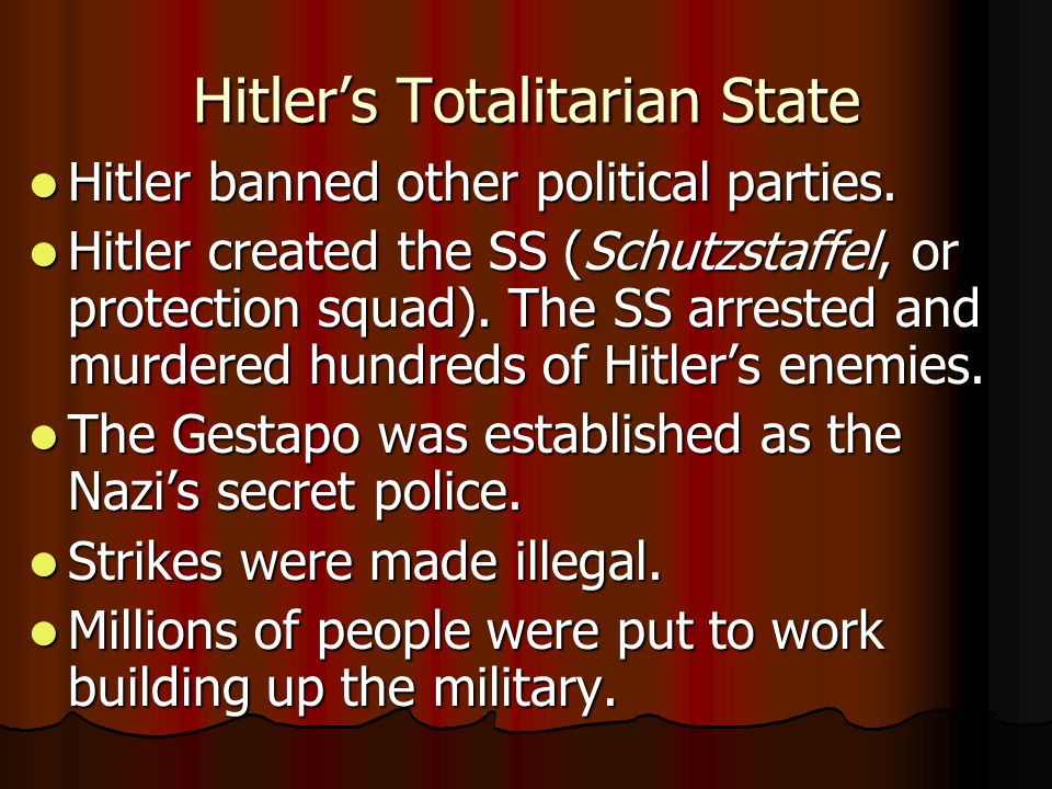 Rise of Totalitarianism - ppt video online download