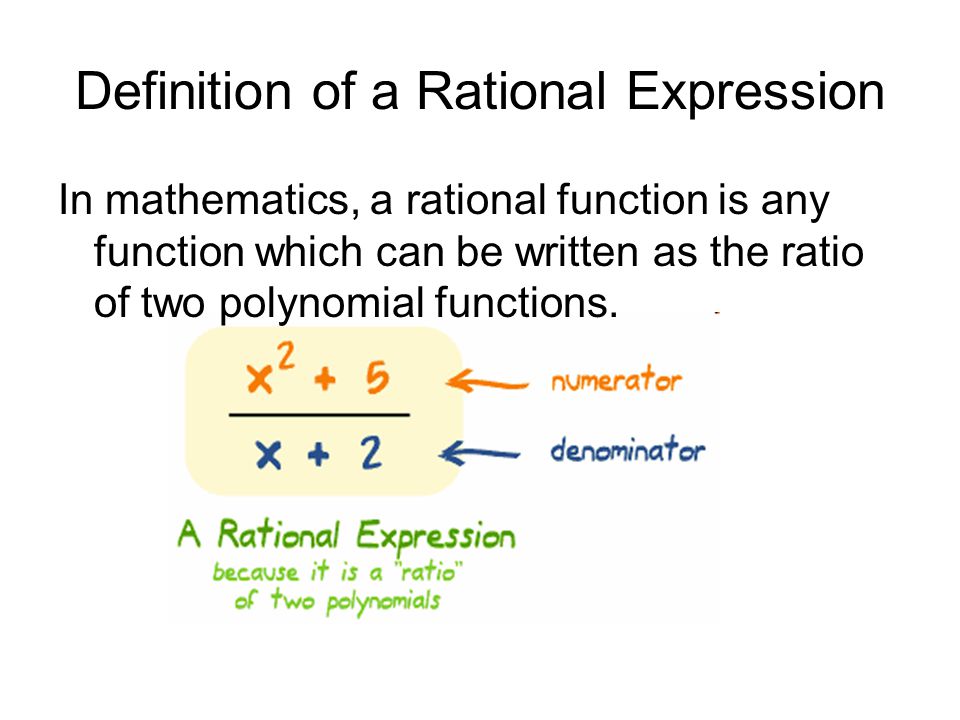 Definition of a Rational Expression