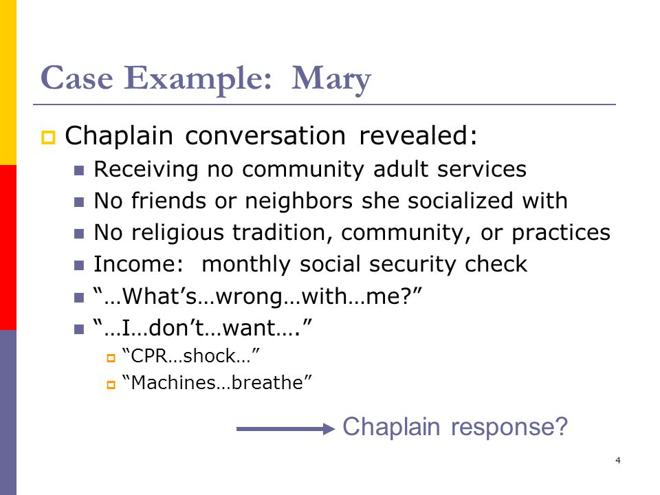 Hospital Chaplain Charting