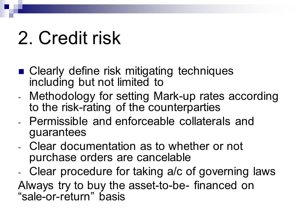 Risk Management In Islamic Banking Ppt Download