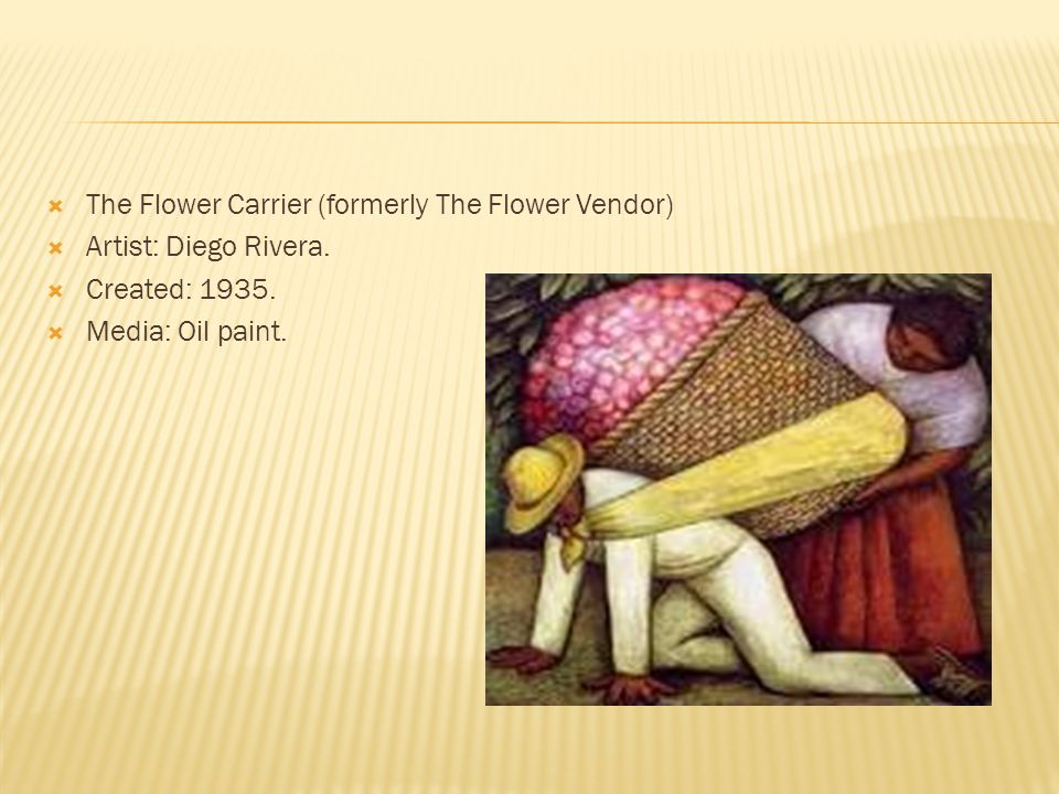 The Flower Carrier (formerly The Flower Vendor)